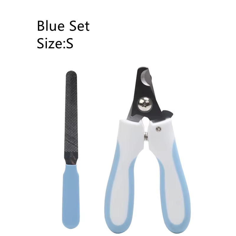 Pet Grooming Scissors Dog Cats Supplies Pet Nail Clipper Pet Accessories Animal Trimmers Nail File Claw Cutters Cut the Nails
