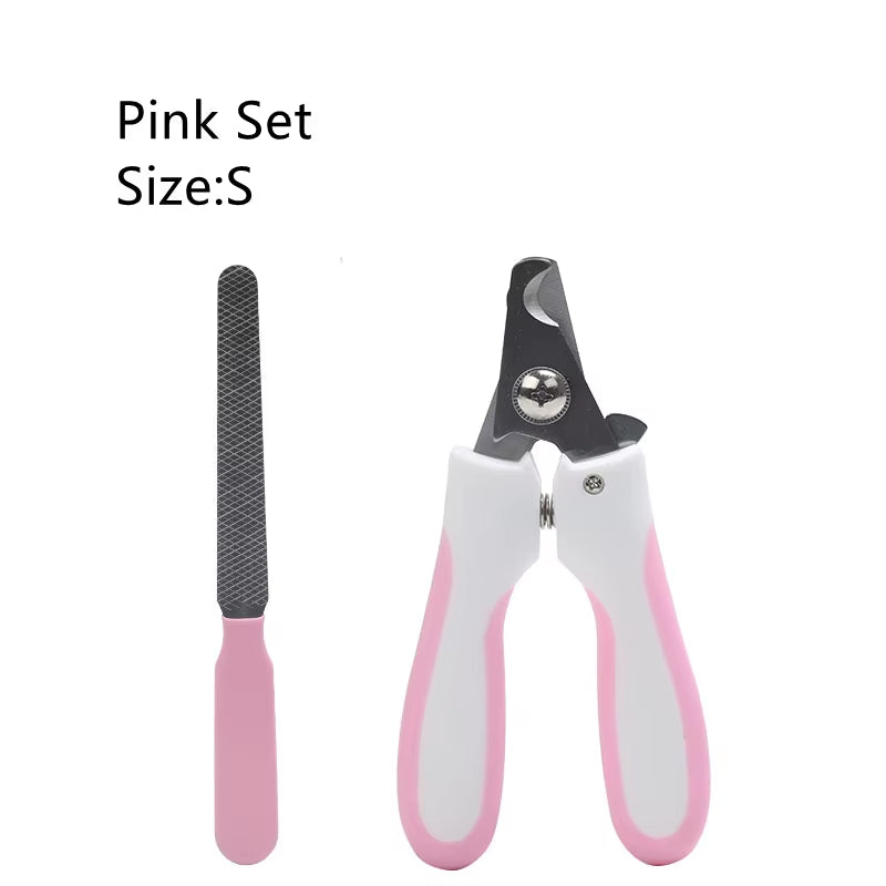 Pet Grooming Scissors Dog Cats Supplies Pet Nail Clipper Pet Accessories Animal Trimmers Nail File Claw Cutters Cut the Nails