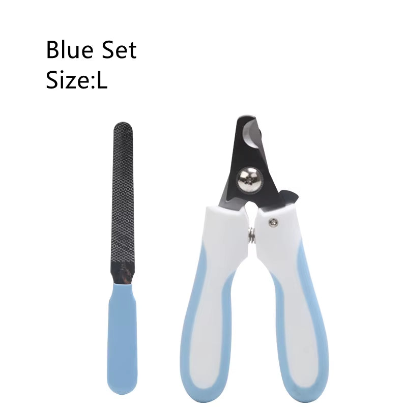 Pet Grooming Scissors Dog Cats Supplies Pet Nail Clipper Pet Accessories Animal Trimmers Nail File Claw Cutters Cut the Nails