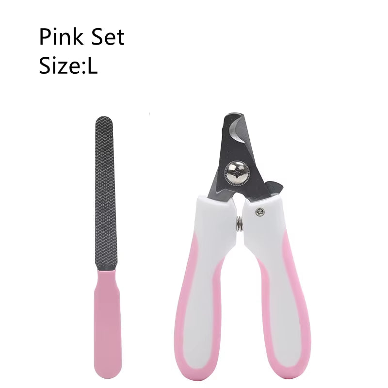 Pet Grooming Scissors Dog Cats Supplies Pet Nail Clipper Pet Accessories Animal Trimmers Nail File Claw Cutters Cut the Nails