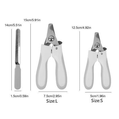 Pet Grooming Scissors Dog Cats Supplies Pet Nail Clipper Pet Accessories Animal Trimmers Nail File Claw Cutters Cut the Nails