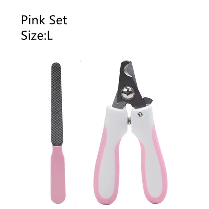 Pet Grooming Scissors Dog Cats Supplies Pet Nail Clipper Pet Accessories Animal Trimmers Nail File Claw Cutters Cut the Nails